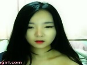 Chinese Girl take a Bath with Milk
